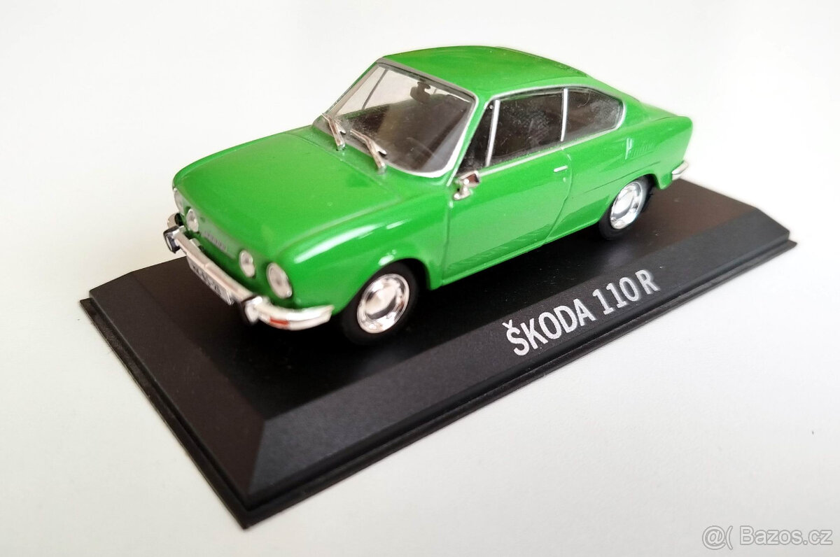 Deagostini Škoda 1200 sedan a Škoda 110R 1:43
