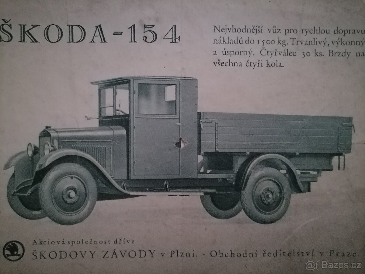 Koupím Škoda,Tatra,Praga s valníčkovou nástavbou