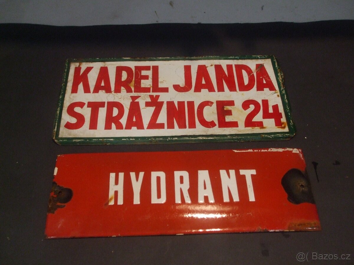 Staré cedule