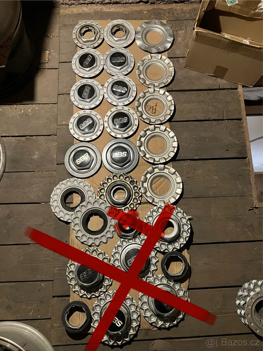 Prodám originální pokličky na alu kola BBS