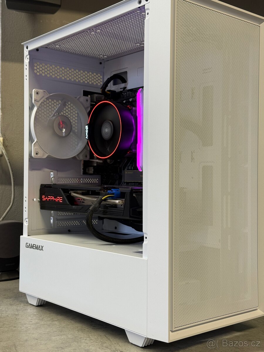 Levný herní PC Ryzen 3100 / 16GB / RX5600XT / 1TB nvme