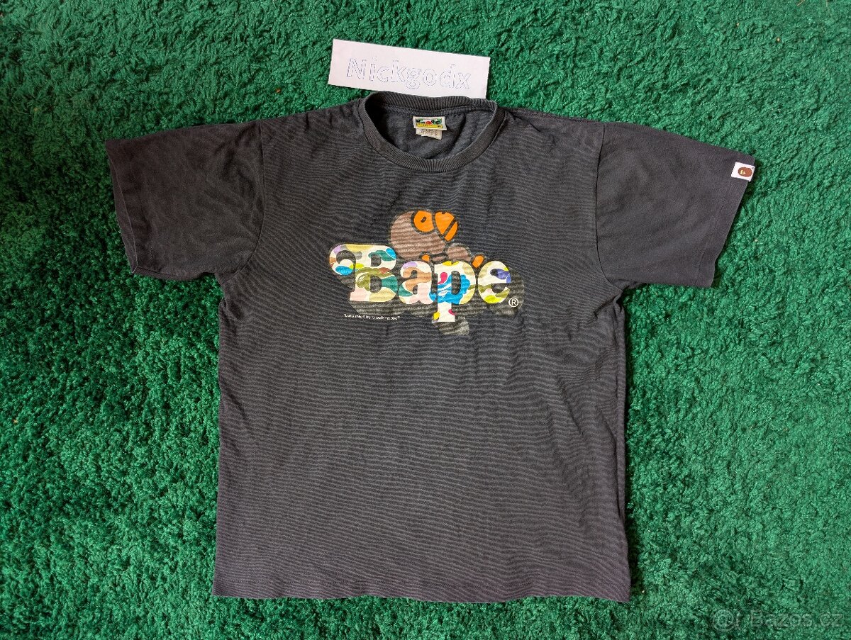 Bape MULTI CAMO MILO ON BAPE TEE