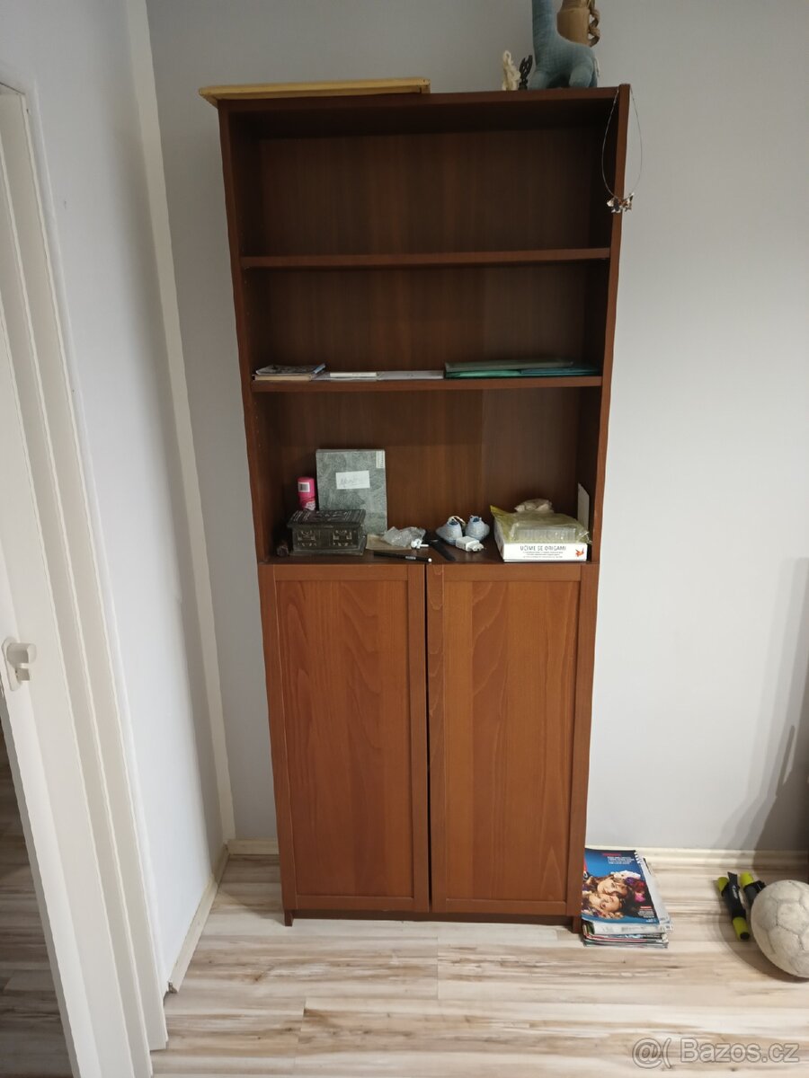 Knihovna + tv stolek