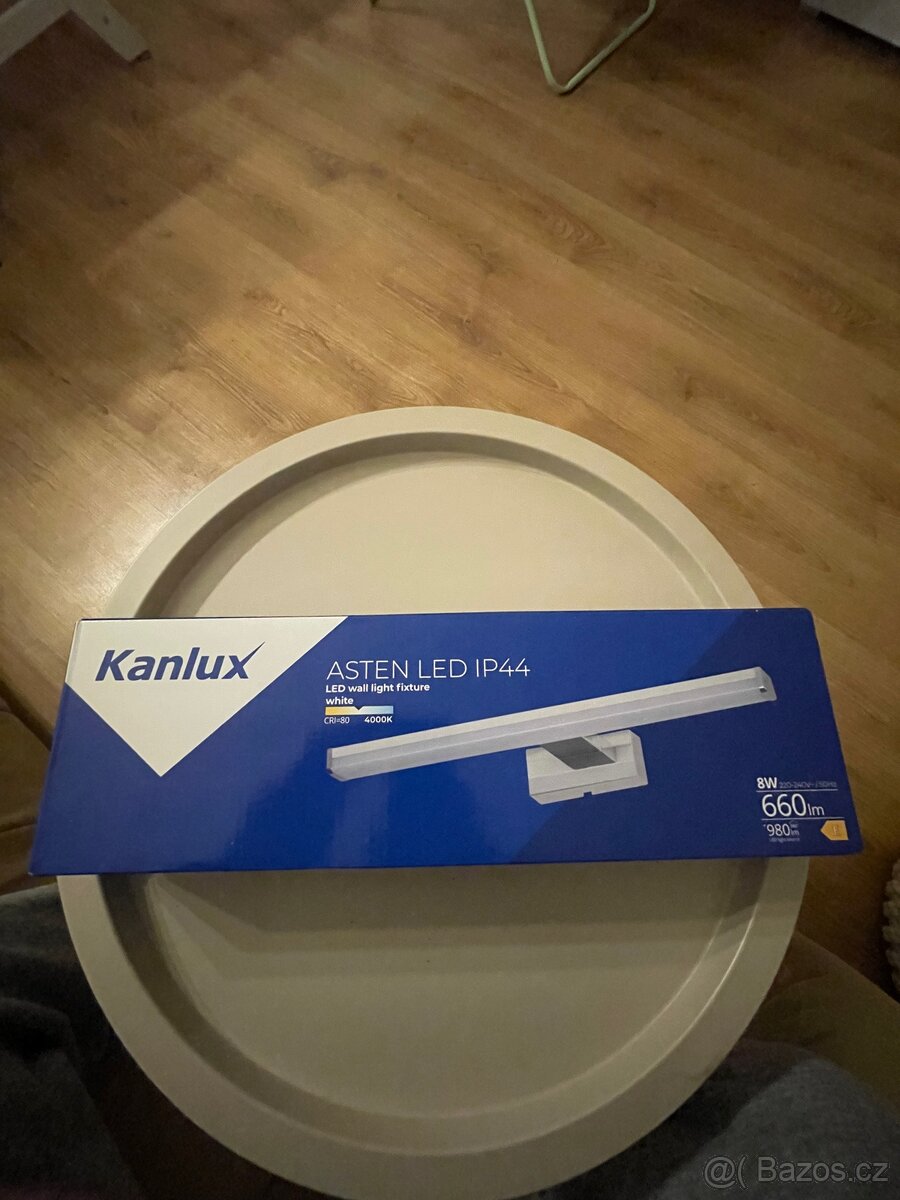 Kalnux LED koupelnové světlo – nové, nepoužité (3 KS)