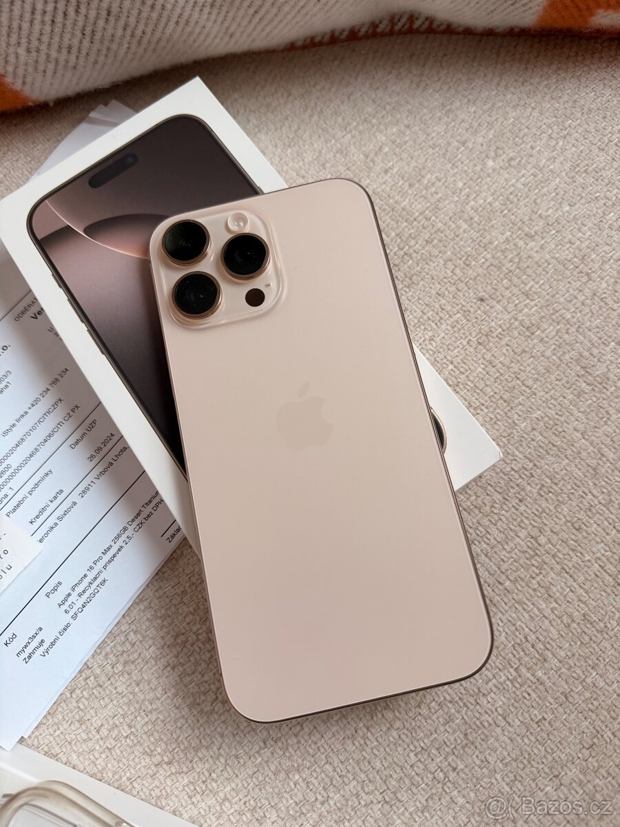 IPhone 16 pro max 256gb istyle záruka