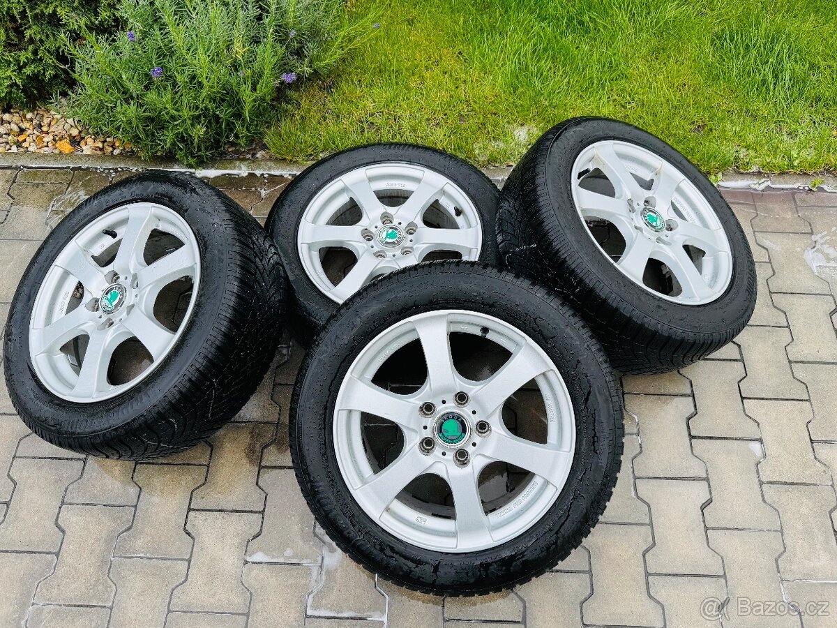 Zimní komplet sada Škoda OZ 5x112 R16, Octavia ,Superb,Yeti