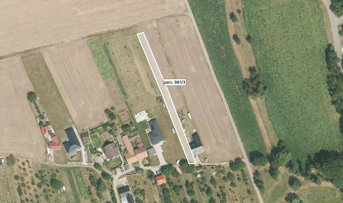 Pozemek, bydlení, prodej, Prušánky, Hodonín