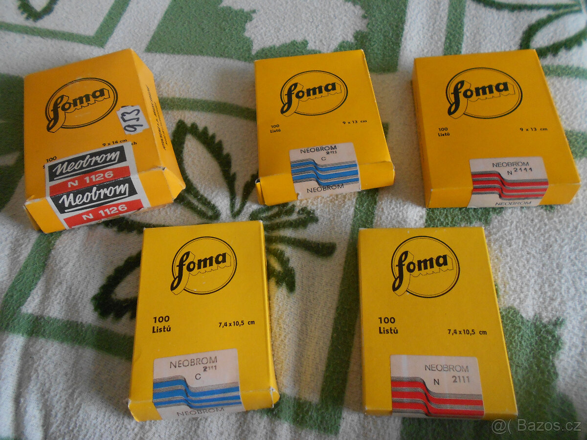 Prodám fotopapíry FOMA