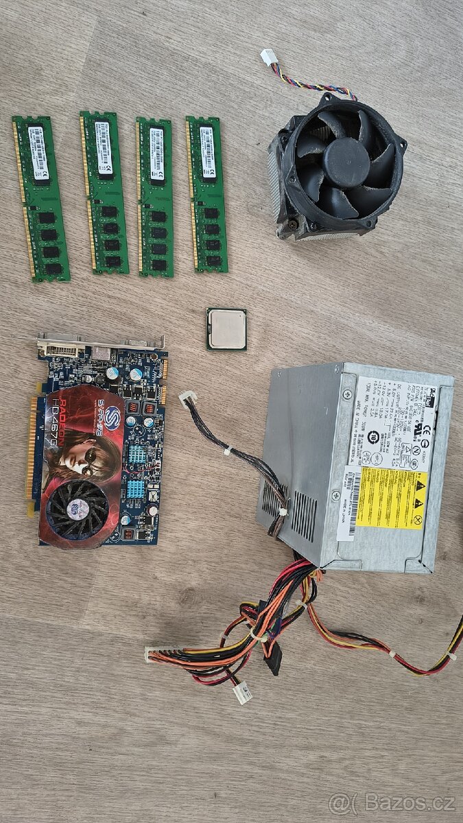 PC komponenty, Procesor, grafická karta, zdroj, DDR2