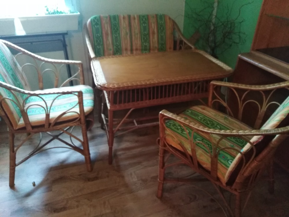 Proutěná sedací souprava