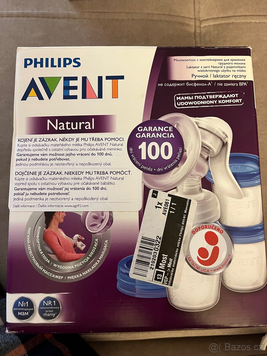 Prodám odsávačku mateřského mléka Philips Avent