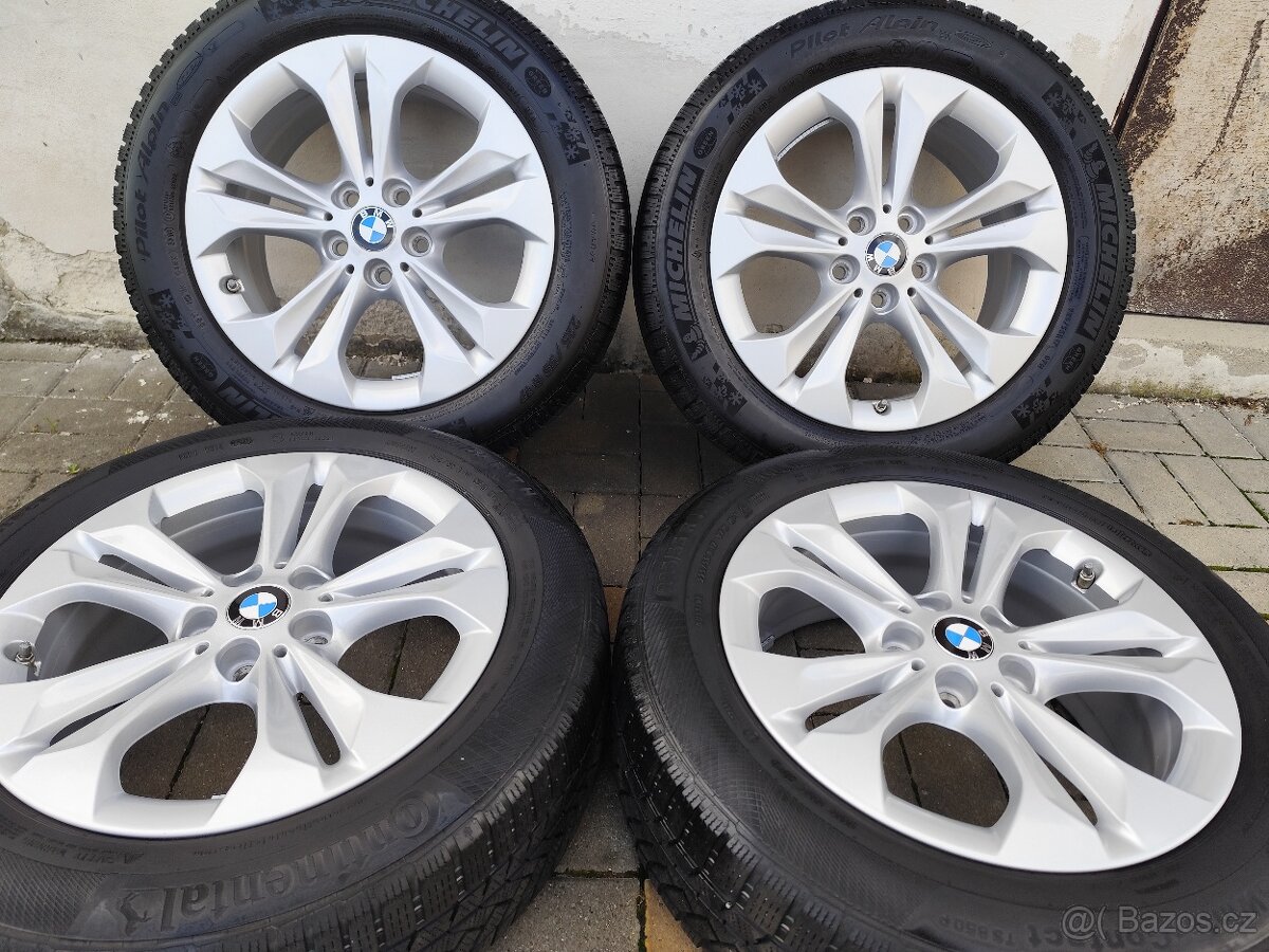 ALU 5x112 r17 BMW/VW + 225/55/17 ZIMNÍ - PĚKNÁ SADA