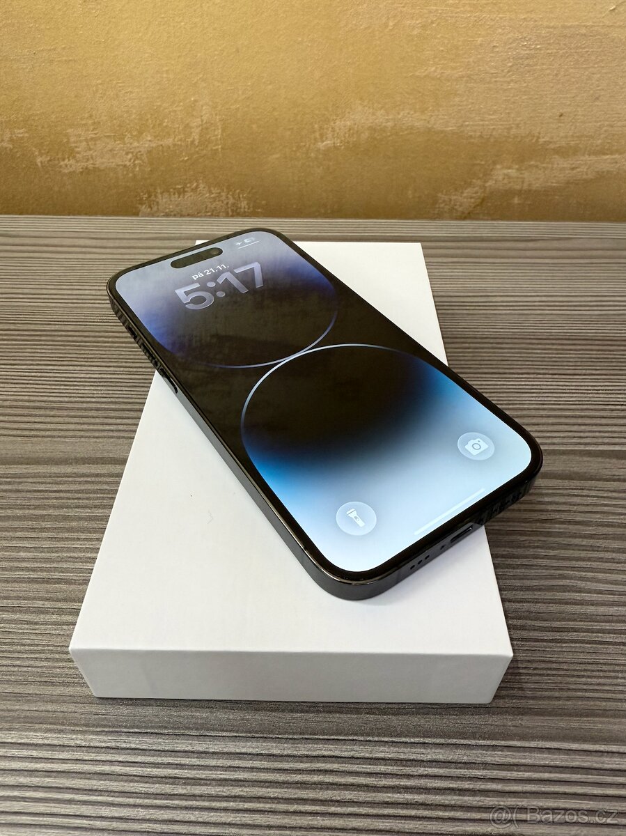 Apple iPhone 14 Pro 256GB černý TOP stav, baterie 100%