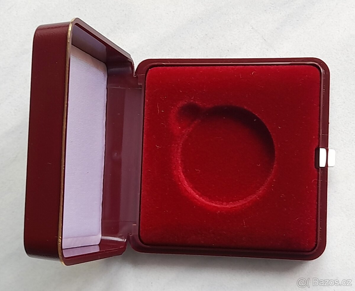 Originální etue na zlaté mince Mosty ČR