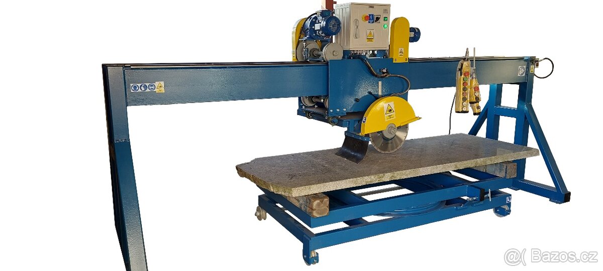 Pila na řezání kamene, kotoučová pila, zpracování, řezání žu