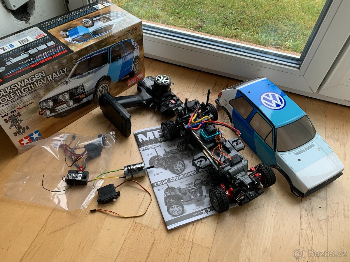 RC auto 1:10 Tamiya MF-01X VW Golf mk2