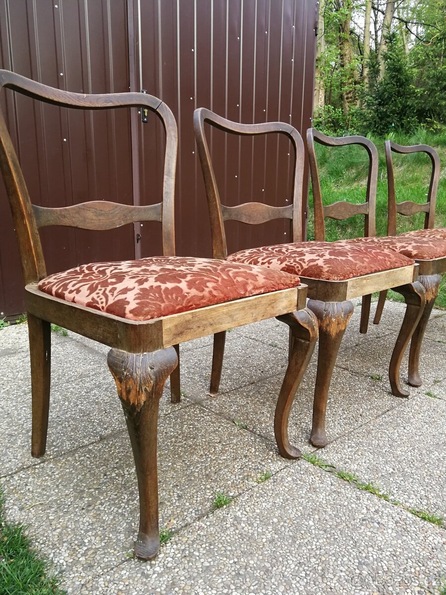 Starožitné židle k renovaci_cena za kus