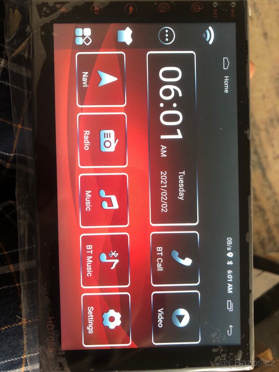 Android 12, autoradio 7 palcov