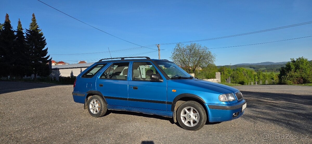 Škoda Felicia combi, 1,3MPi, 50kW, modrá metalíza