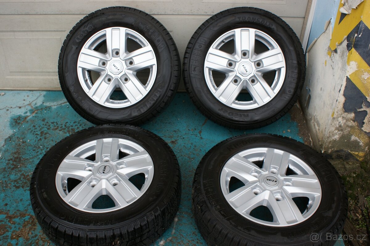 hezka alu kola Ford Transit alu kola R16 5x160 letni pneu