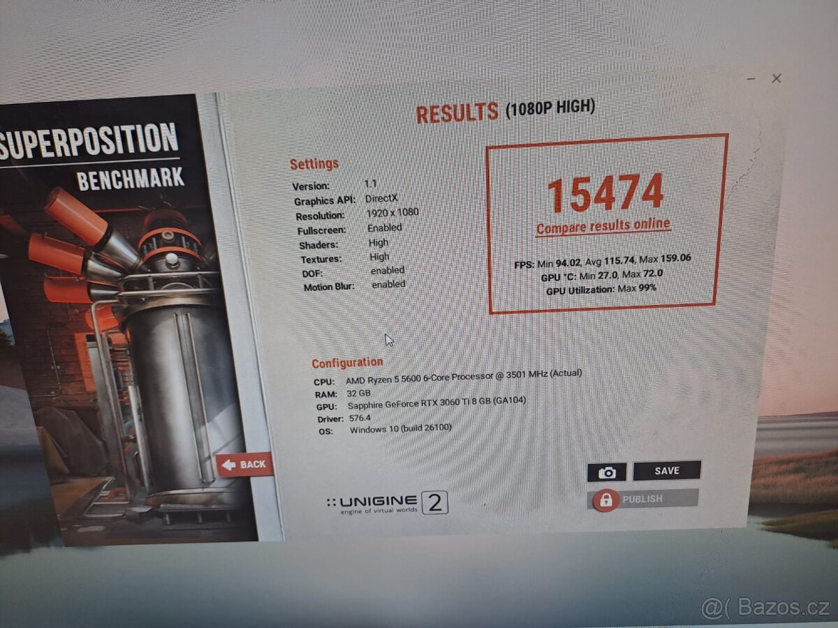 Acer Turbo Predator GeForce RTX 3060TI 8GB GDDR6