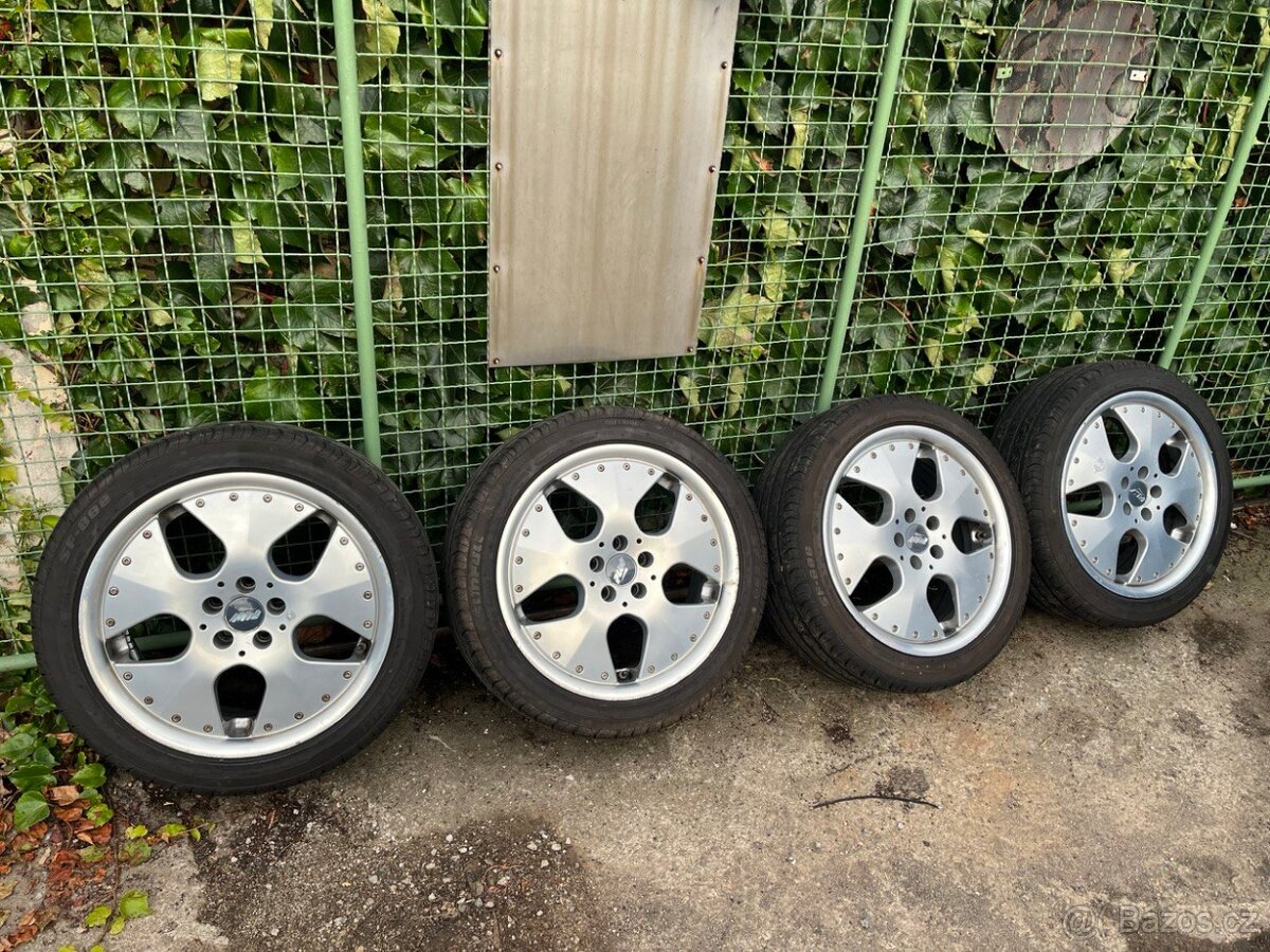 Alu značky FLW 7jx17 ET-30+pneu 215/45 5x100