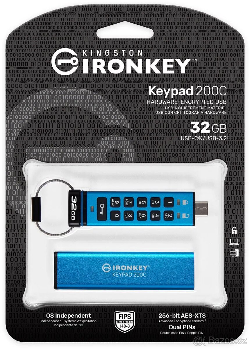Kingston IronKey Keypad 200 32GB USB-C