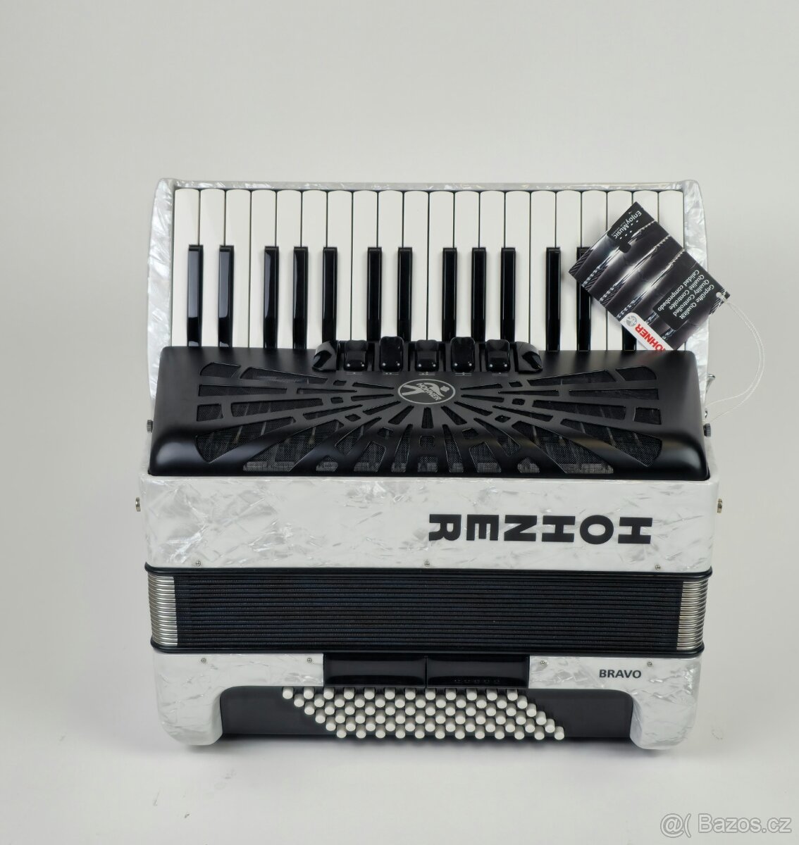 Nový akordeón Hohner Bravo 72bas, 3 hlas + záruka