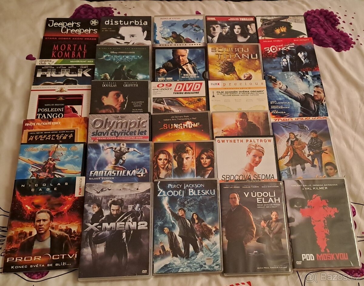 Větší množství DVD