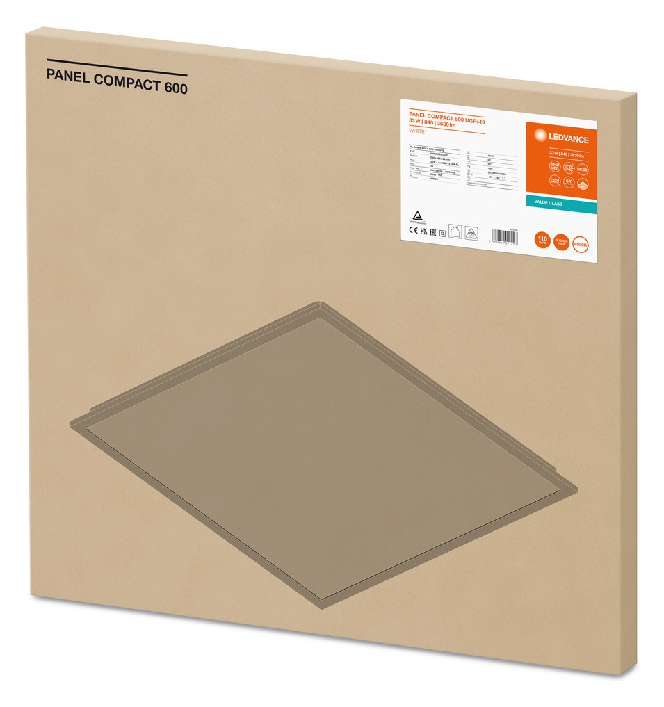 LED panel LEDVANCE Compact 600x600mm (nové)