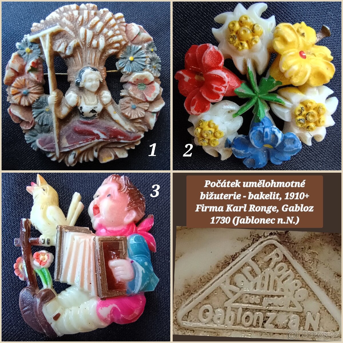 Starož. bižuterie(3) Karl Ronge