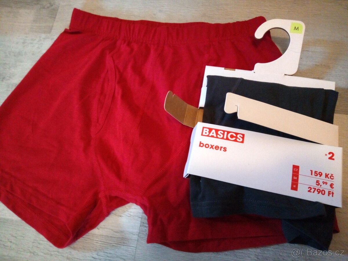 Nové pánské trenky vel. M 2ks