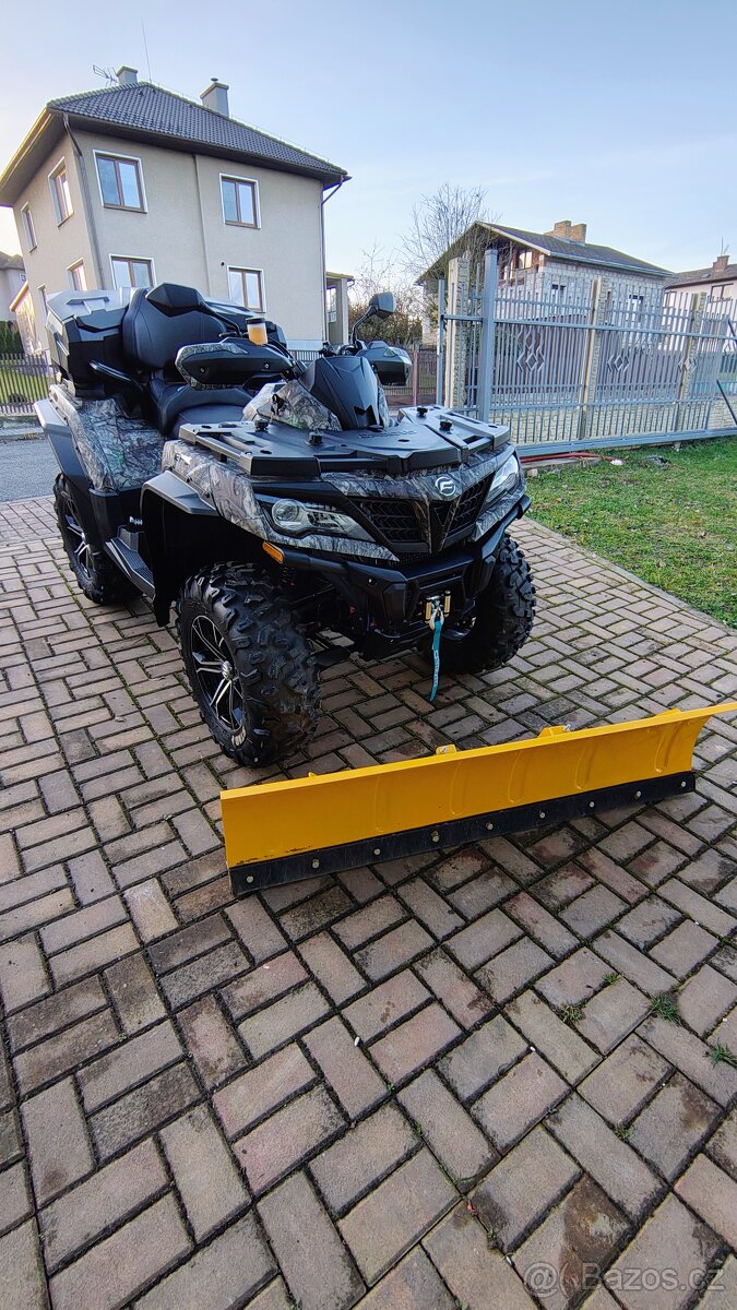 CF MOTO x1000 EPS, nová radlice na sních