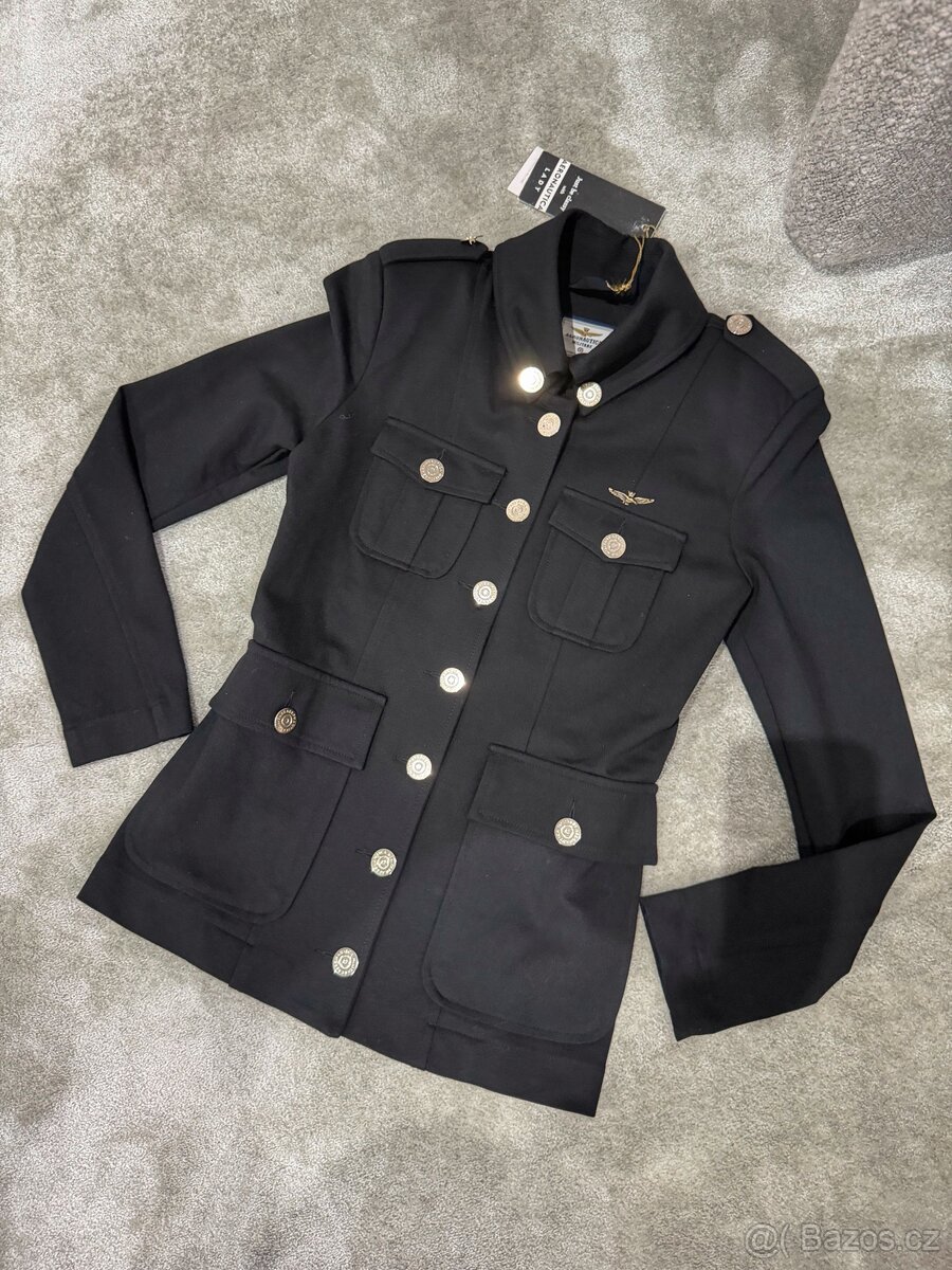 Luxusní, ležérní sako Aeronautica Militare