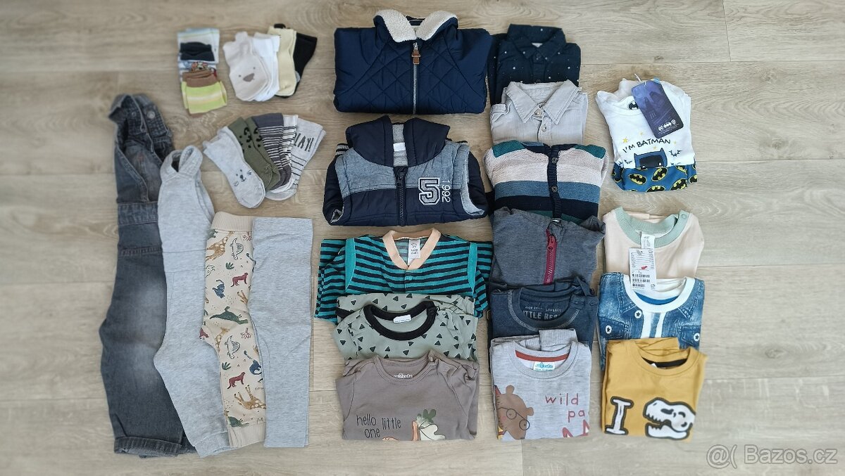 Balíček oblečení kluk vel. 80 ==> podzimní, zimní