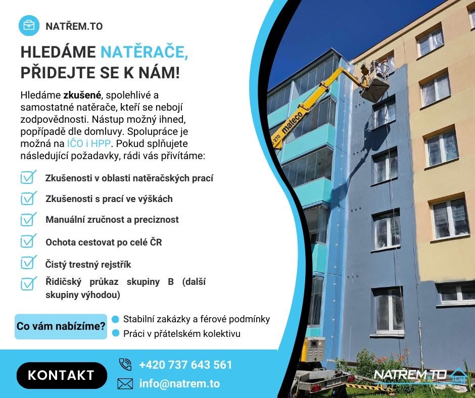 Přijmeme natěrače/pomocníky