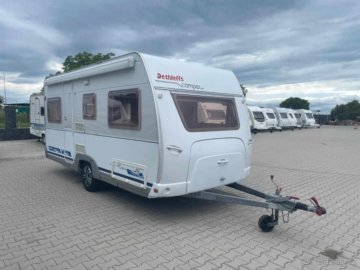 Dethleffs Camper 460,pevná postel ,bojler, sprcha, MARKÝZA
