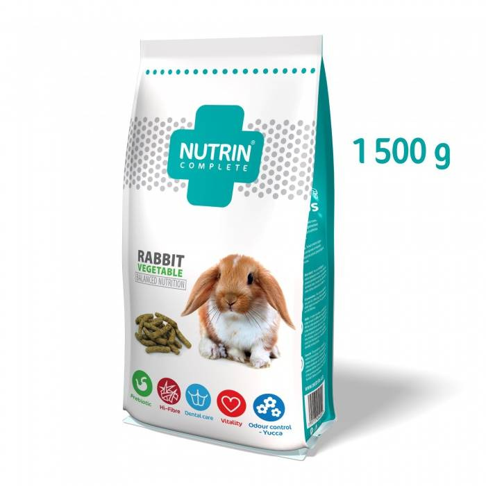 Krmivo pro králíčky NUTRIN Complete - Adult 400 g- Vegetable