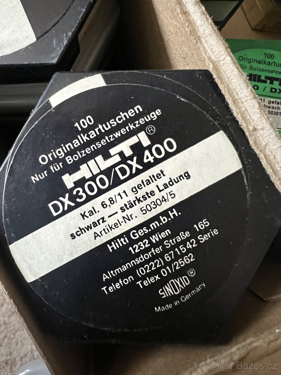 Nastřelovací náboje HILTI 6.8/11 pro DX300/DX400