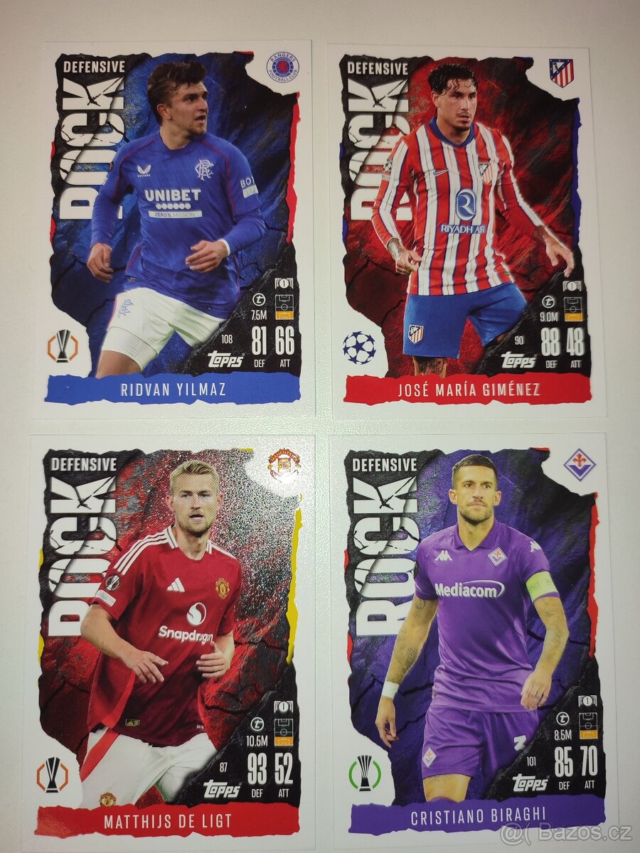 FOTBALOVÉ KARTIČKY TOPPS MATCH ATTAX EXTRA 2024/25 DEFENSIVE