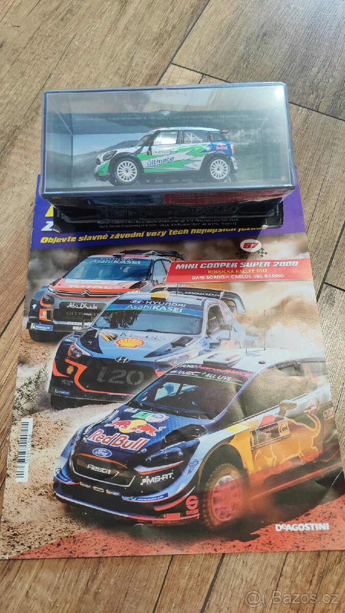 Rallye závodní automobily 1:43
