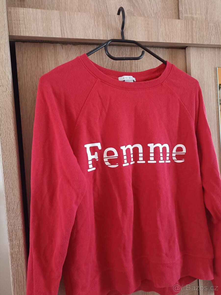 Dámská červená mikina