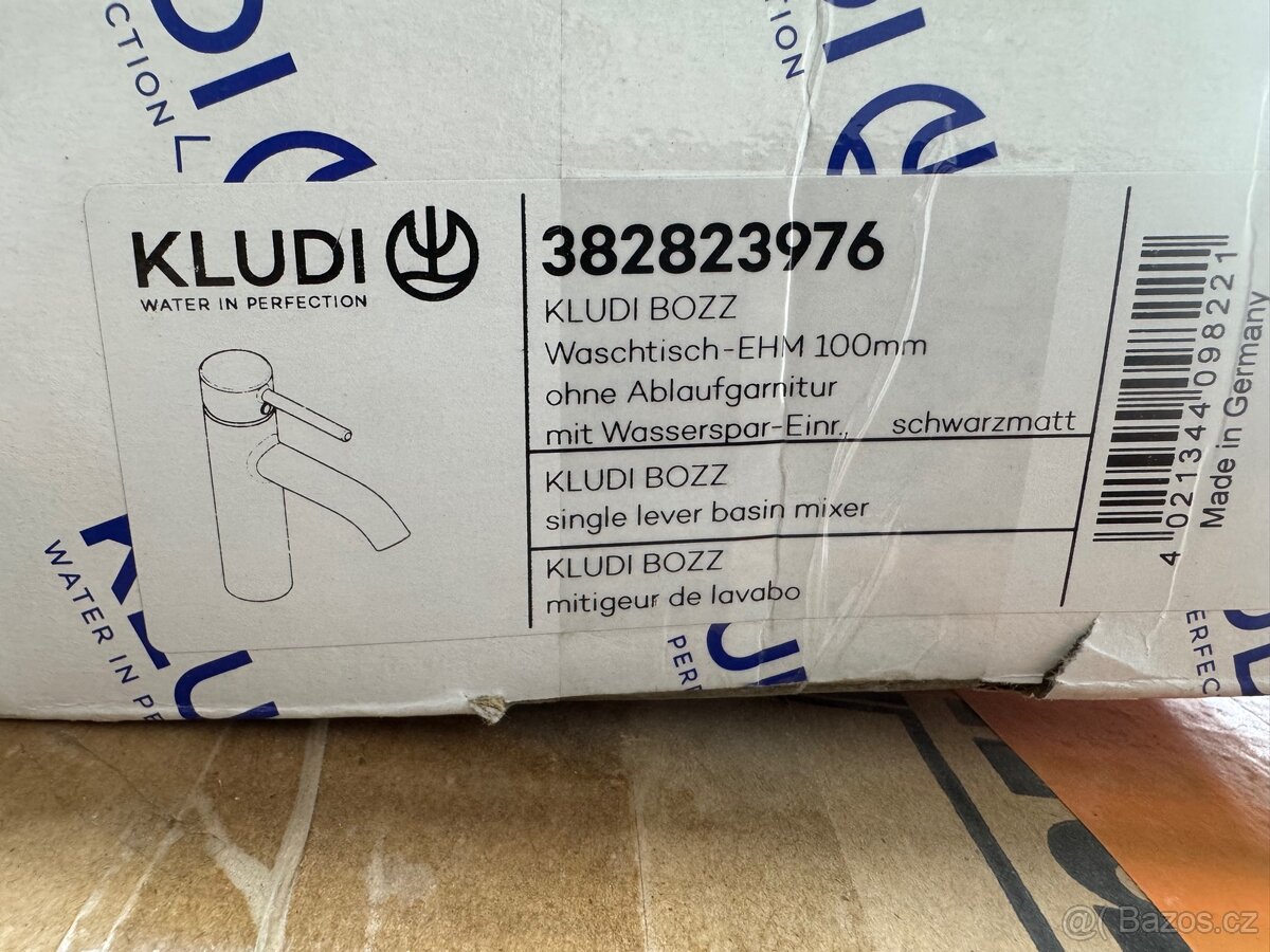 Kludi Bozz - Umyvadlová baterie, černá mat