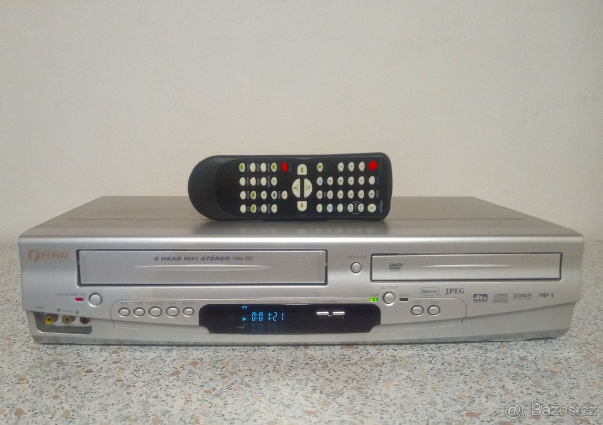 DVD-VHS kombo Funai DDVR-7830D