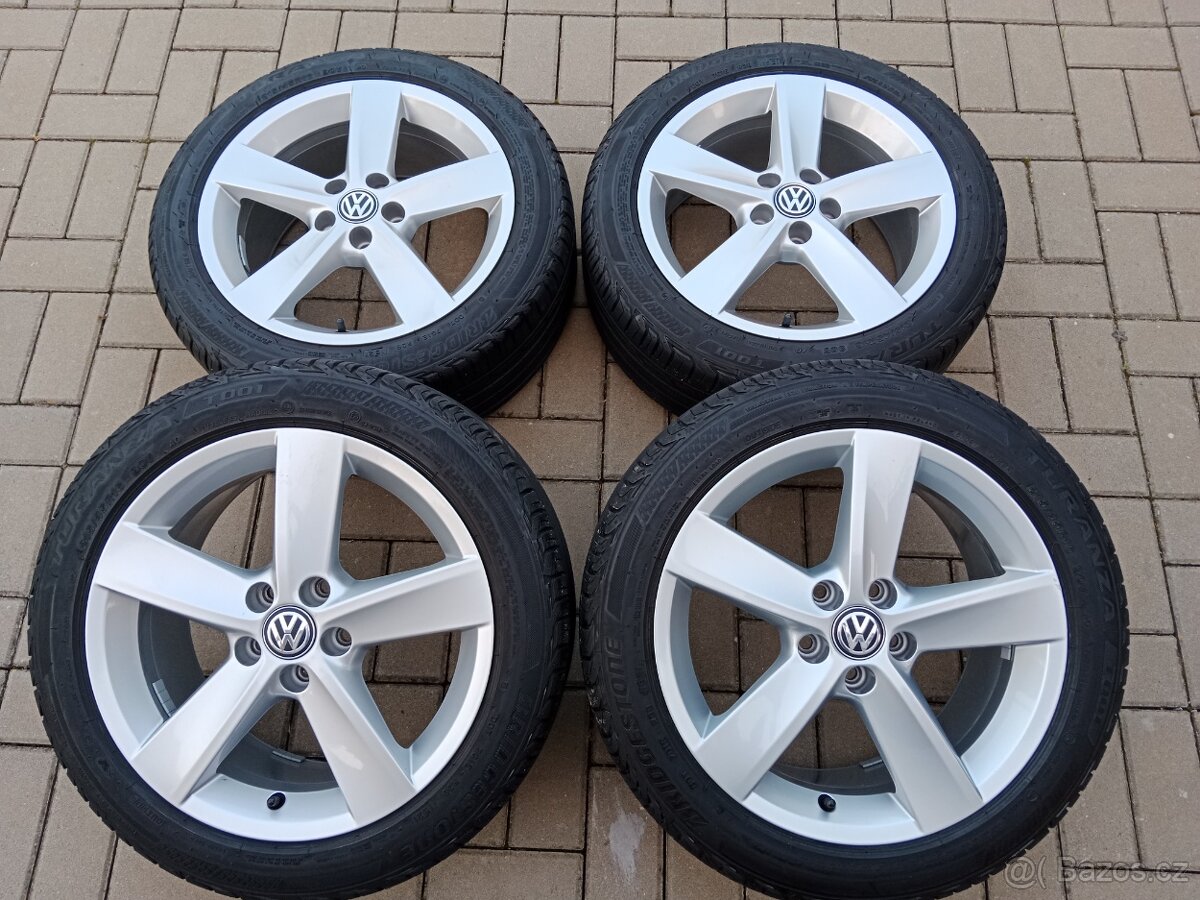 alu kola 5x100 r16 VW Polo a letní 215/45/16