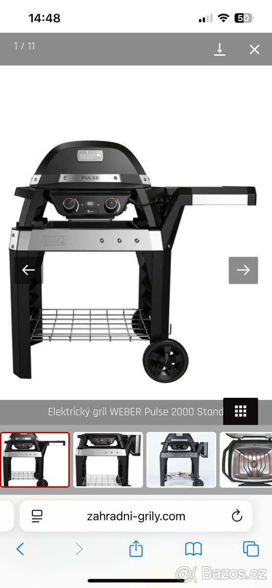 Elektrický grill Weber