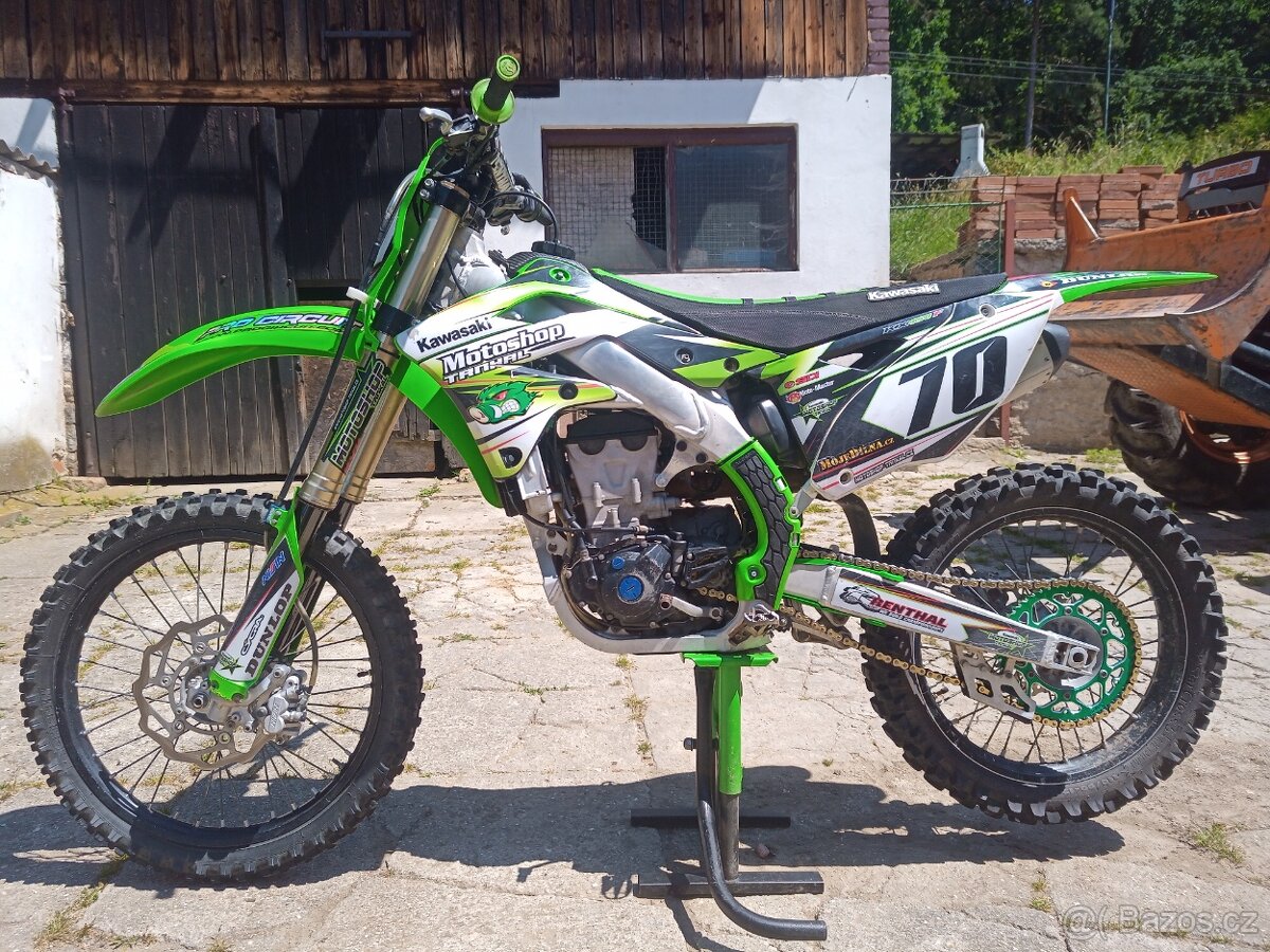 Kawasaki kx450f (stříkačka) výměnné mapy