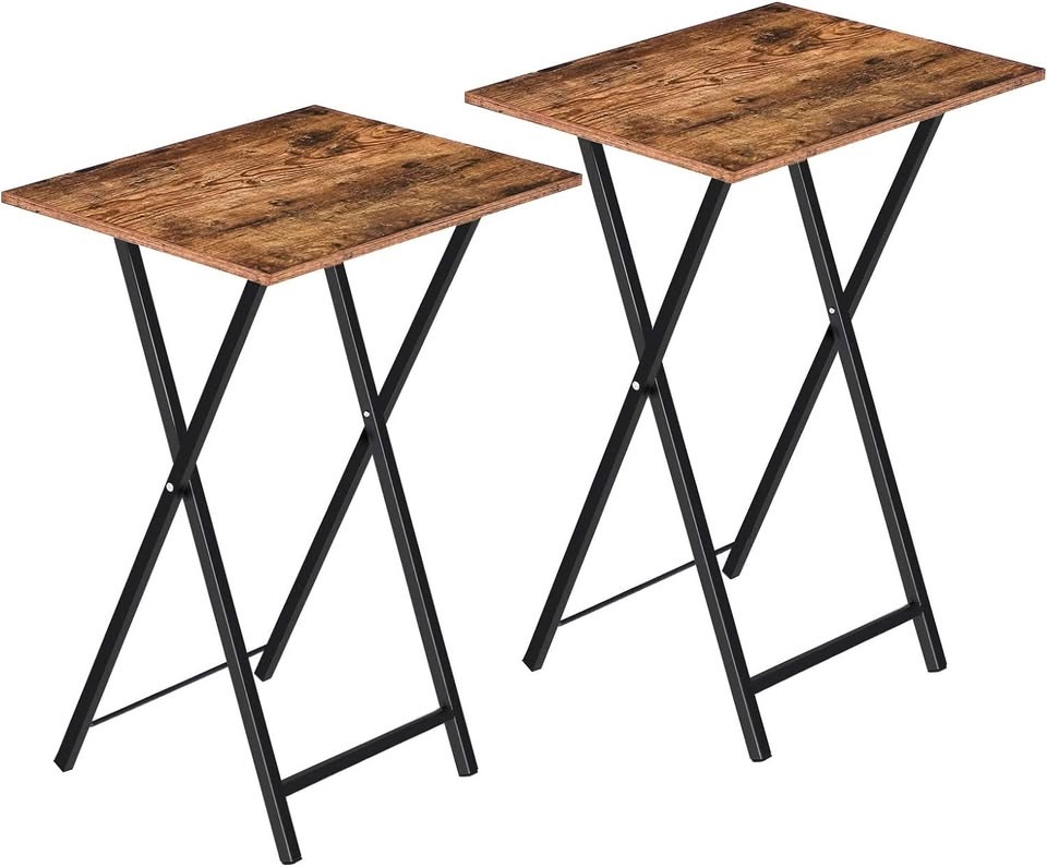 Sklopný odkládací stolek do domácnosti - set 2 kusů