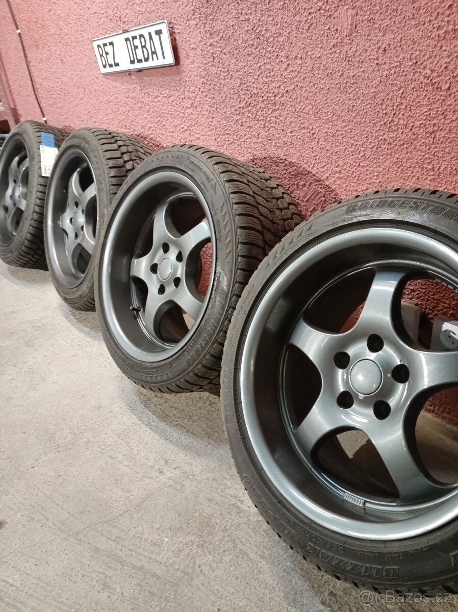 Borbet "T" 17" 2rozmery 8 + 9,5J zimni pneu