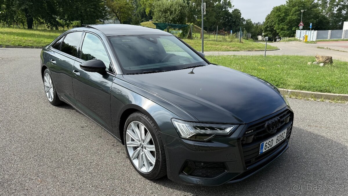 Audi A6 210kW 50 TDI Sport 2022 VZDUCH TOV. ZÁRUKA 61 000 km